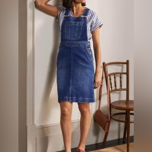 Boden Easy Overall Denim Dress size 20 (XXL) - Picture 1 of 7